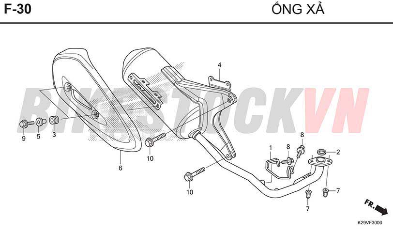 F30_ỐNG XẢ