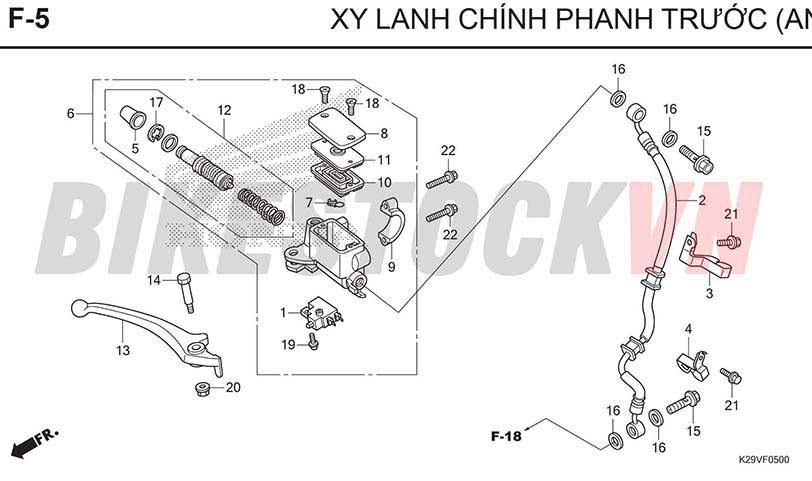 F5_XI LANH CHÍNH/PHANH TRƯỚC