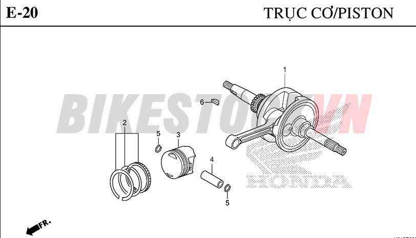 E-20_TRỤC CƠ/ PISTON