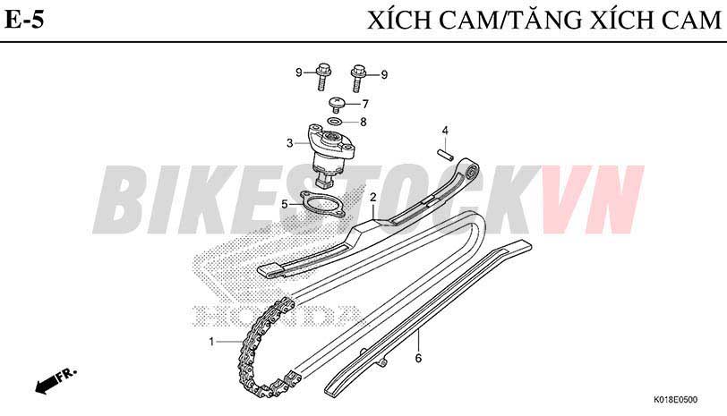 E-5_XÍCH CAM/TĂNG XÍCH CAM