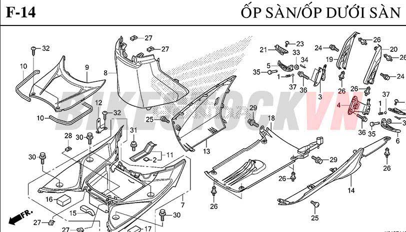 F-14_ỐP SÀN/ ỐP DƯỚI SÀN