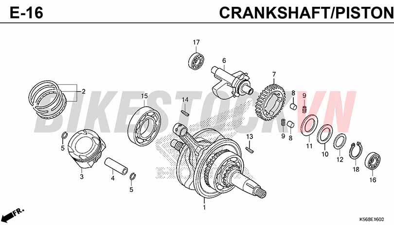 E-16_TRỤC CƠ/PISTON