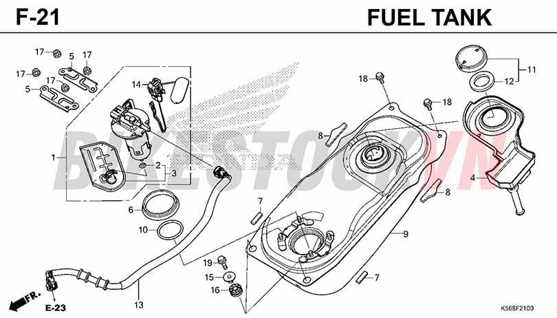 F-21_BÌNH XĂNG/BƠM XĂNG