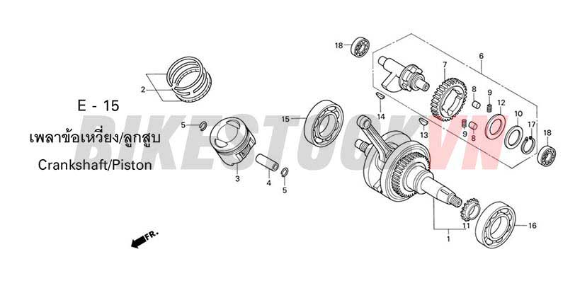 E-15_TRỤC CƠ/PISTON