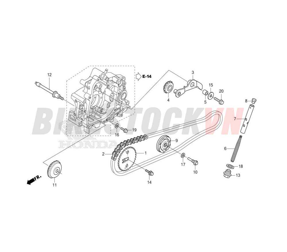 CAM CHAIN/TENSIONER