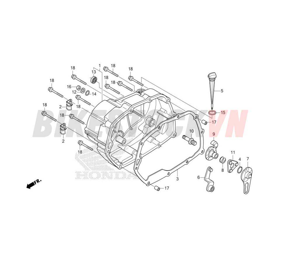 RIGHT CRANKCASE COVER