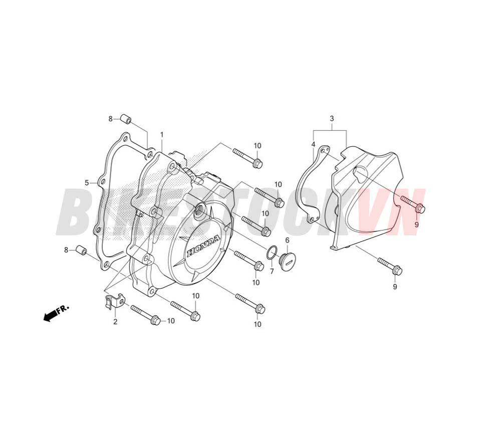 LEFT CRANKCASE COVER