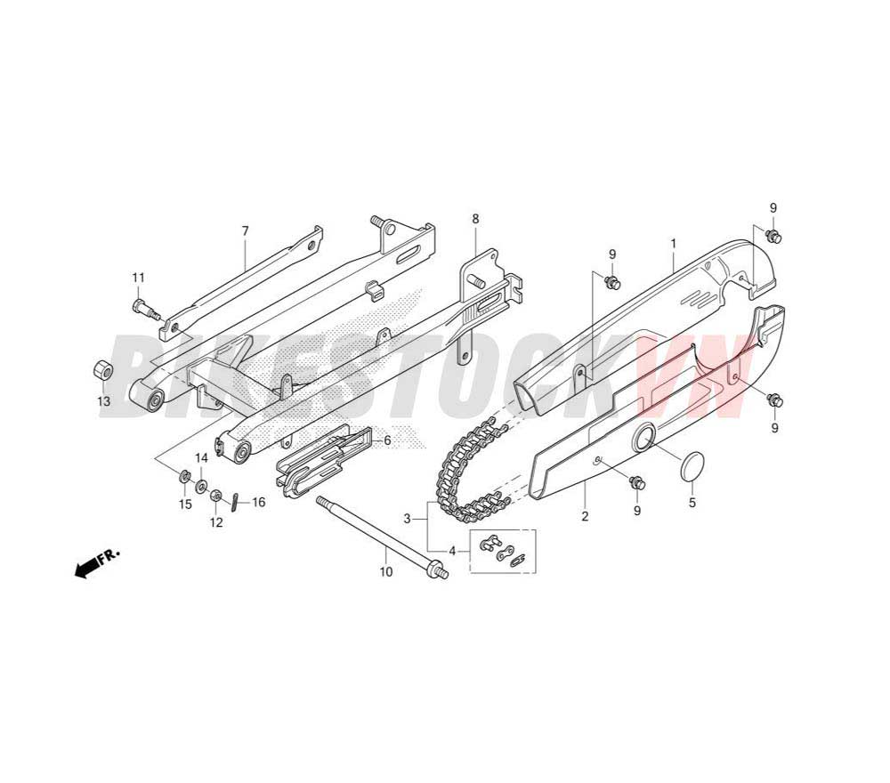 SWINGARM/CHAIN CASE