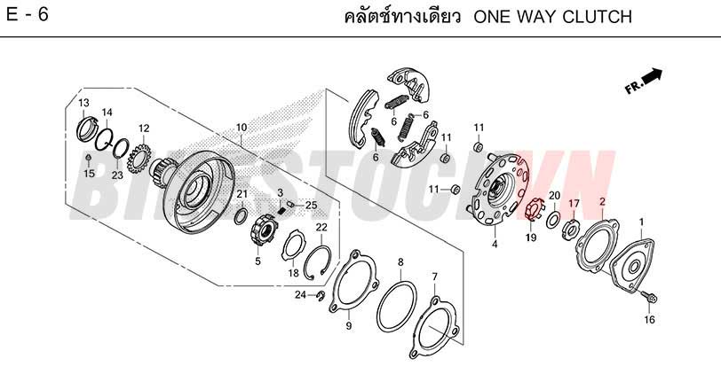 E-6_ONE WAY CLUTCH