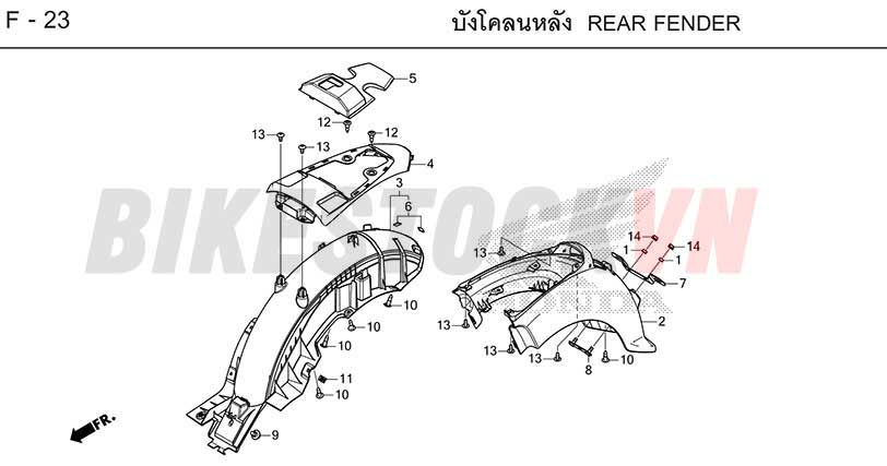 F-23_REAR FENDER