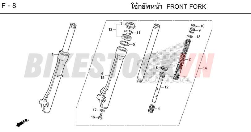 F-8_FRONT FORK