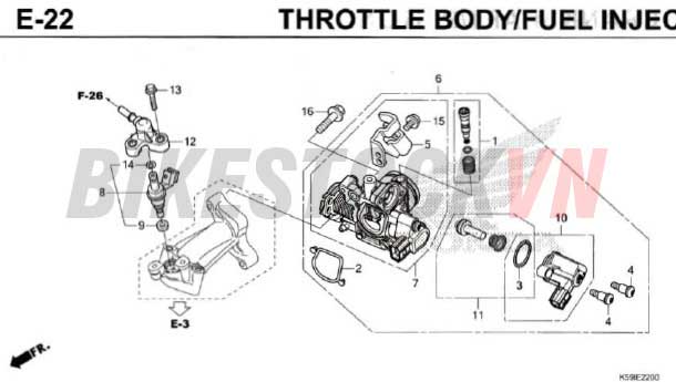 E-22_BỘ HỌNG GA