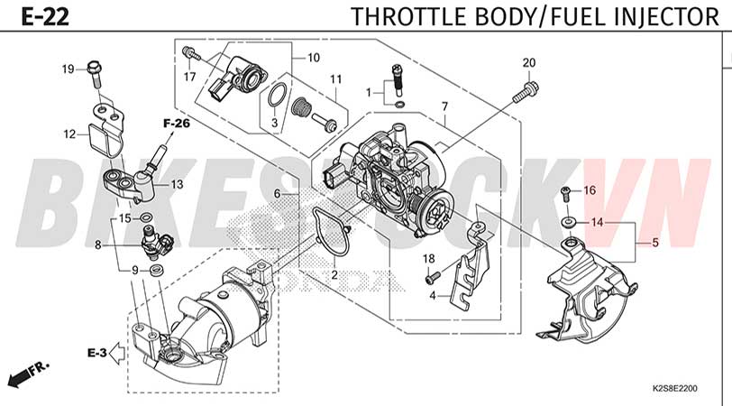 E-22_BỘ HỌNG GA