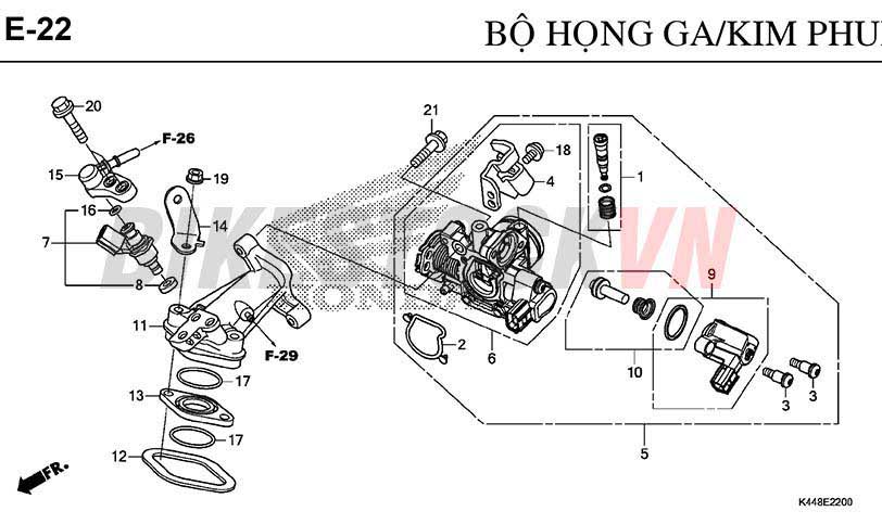 E22_HỌNG GA/KIM PHUN