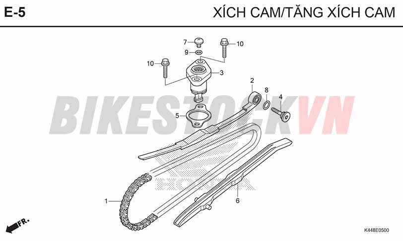 E5_XÍCH CAM/TĂNG XÍCH CAM