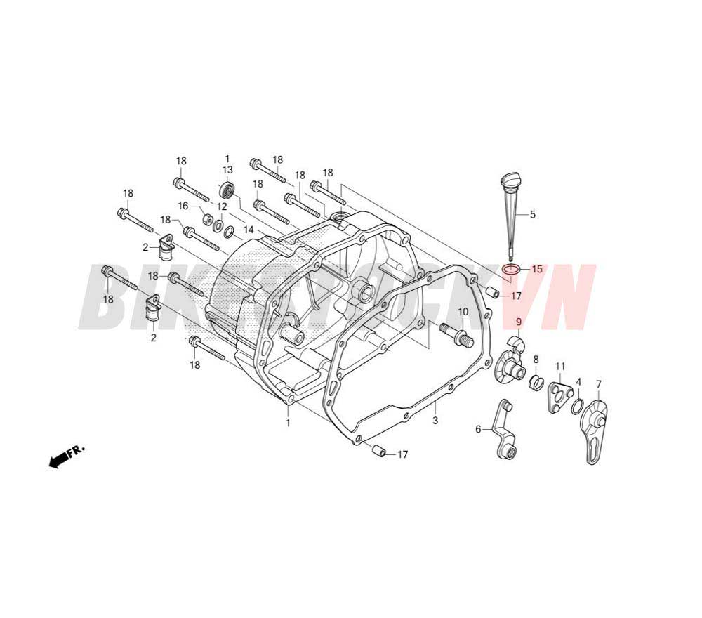 RIGHT CRANKCASE COVER