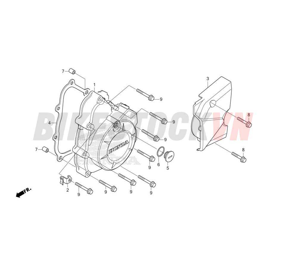 LEFT CRANKCASE COVER