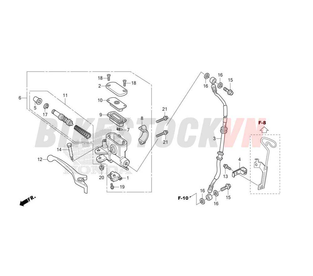 FRONT BRAKE MASTER CYLINDER