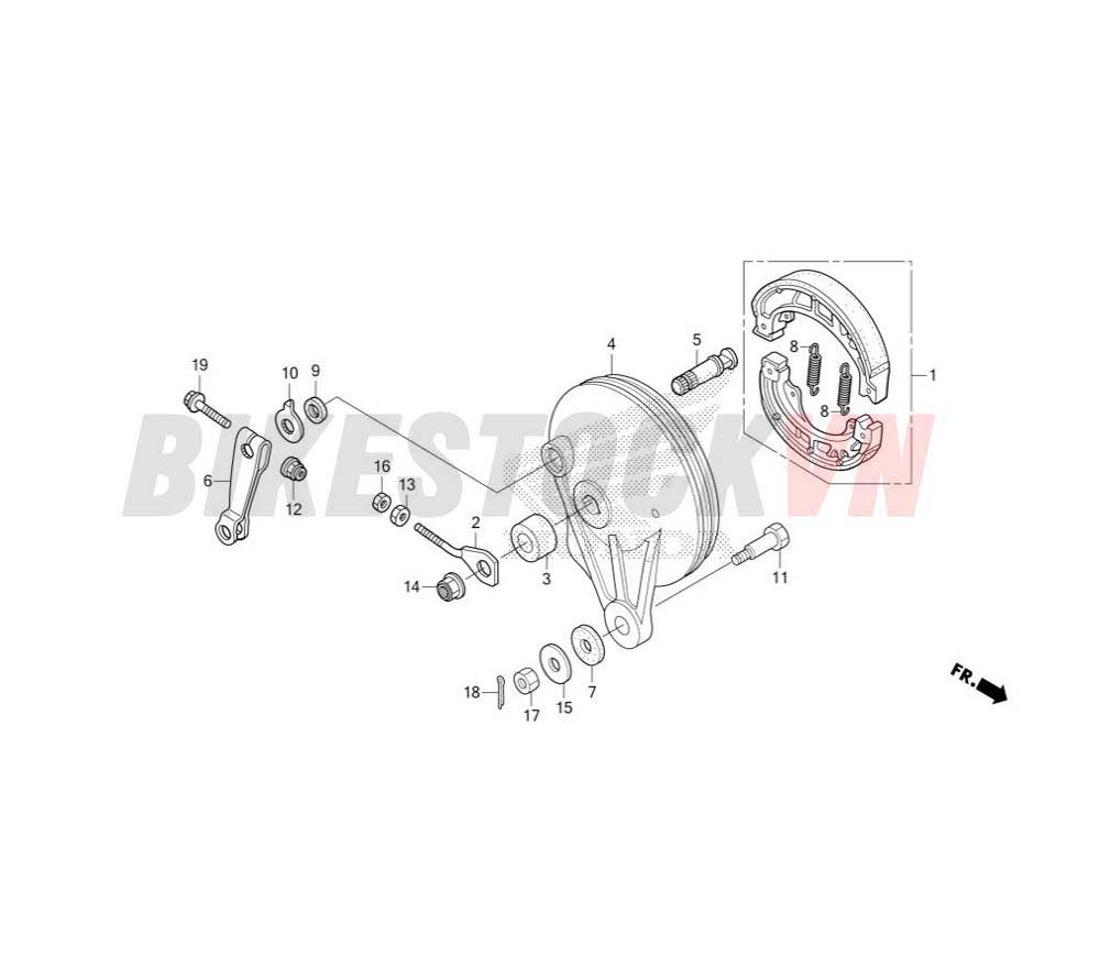 REAR BRAKE PANEL