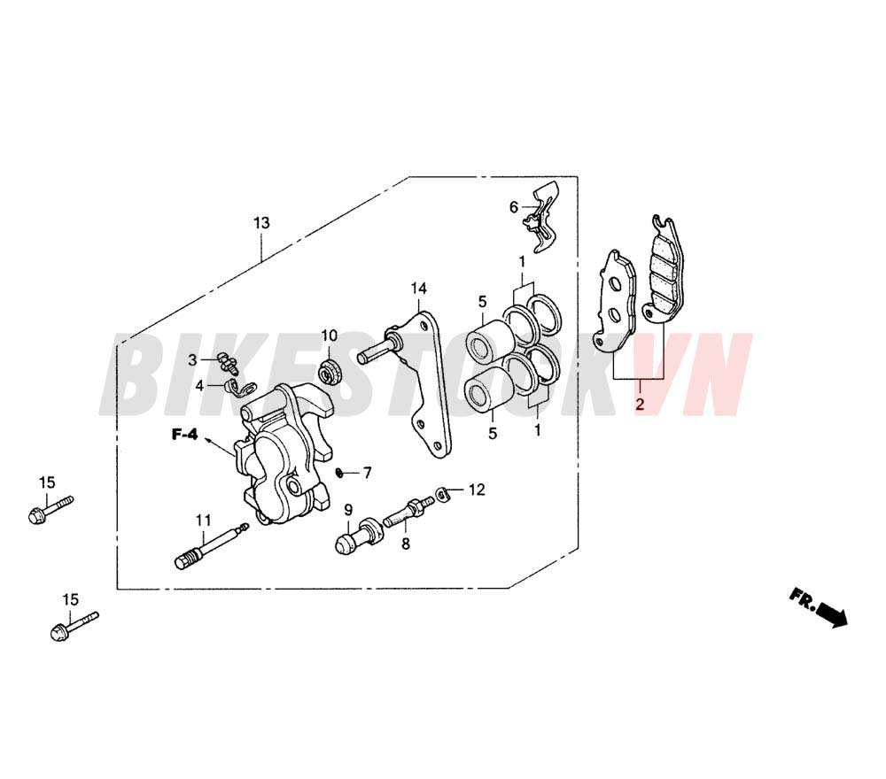 FRONT BRAKE CALIPER