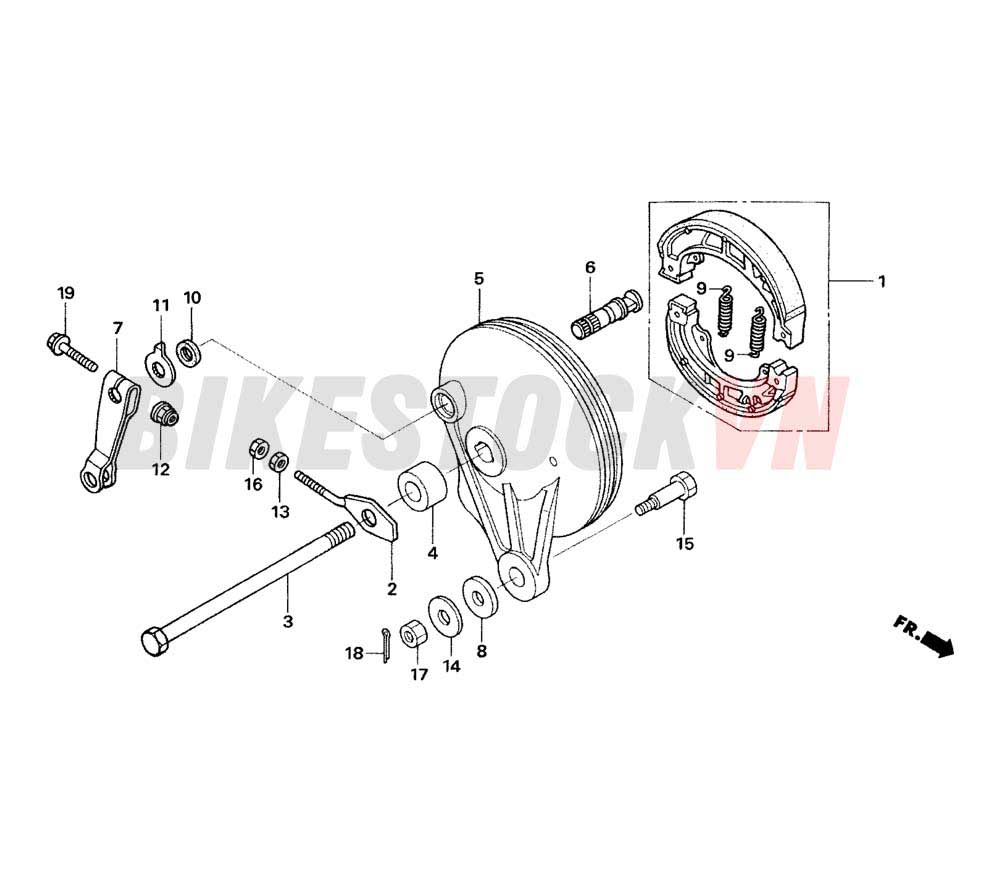 REAR BRAKE PANEL