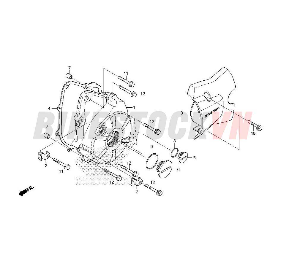 LEFT CRANKCASE COVER