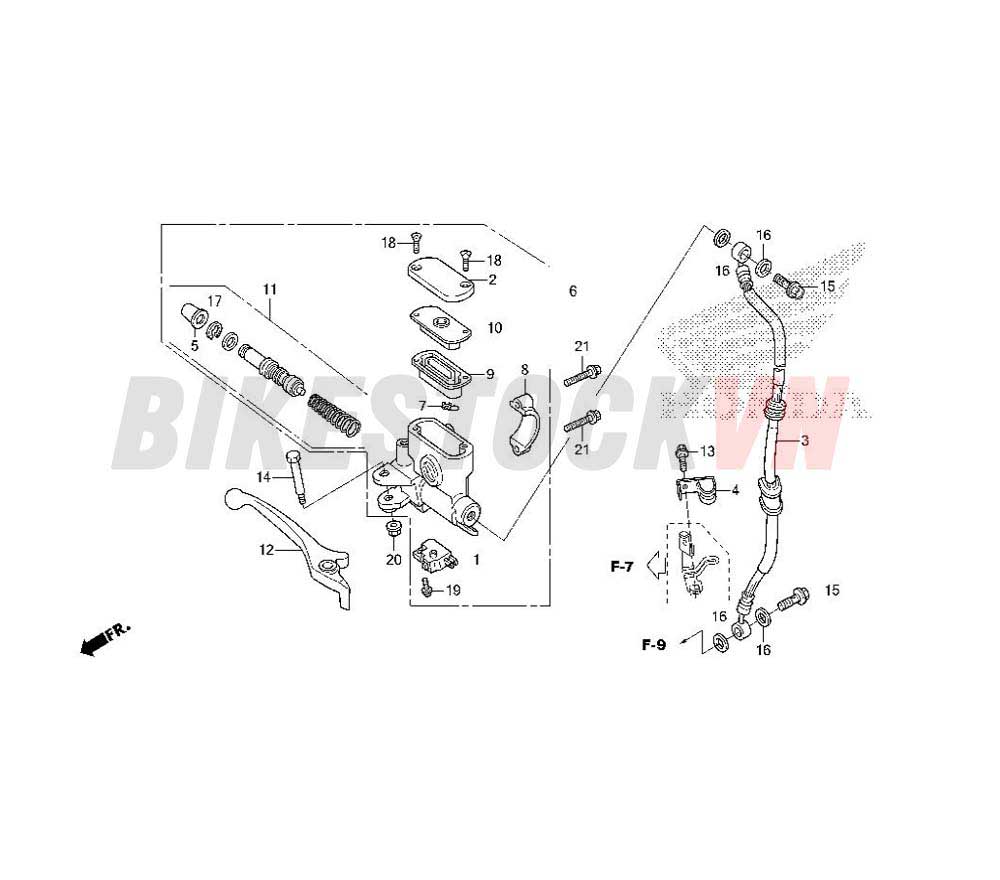 FRONT BRAKE MASTER CYLINDER