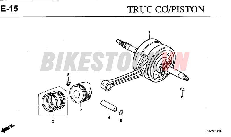 E-15_TRỤC CƠ/PISTON