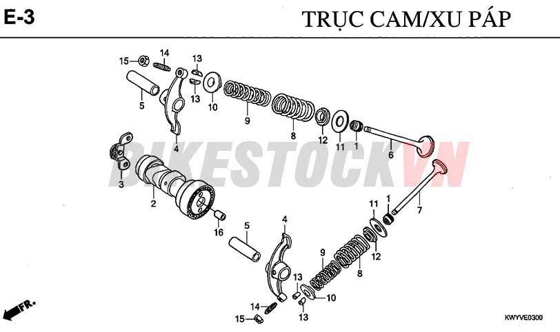 E-3_TRỤC CAM/XU PÁP