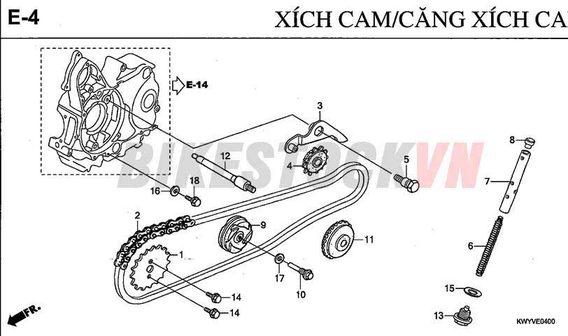 E-4_XÍCH CAM/TĂNG XÍCH CAM