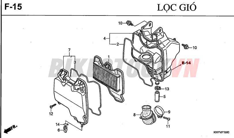 F-15_LỌC GIÓ