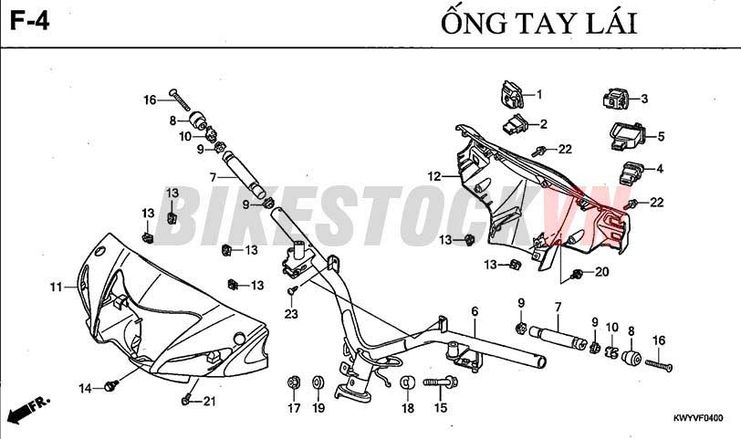 F-4_ỐNG TAY LÁI