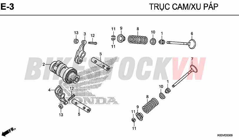 E3_TRỤC CAM/XU PÁP