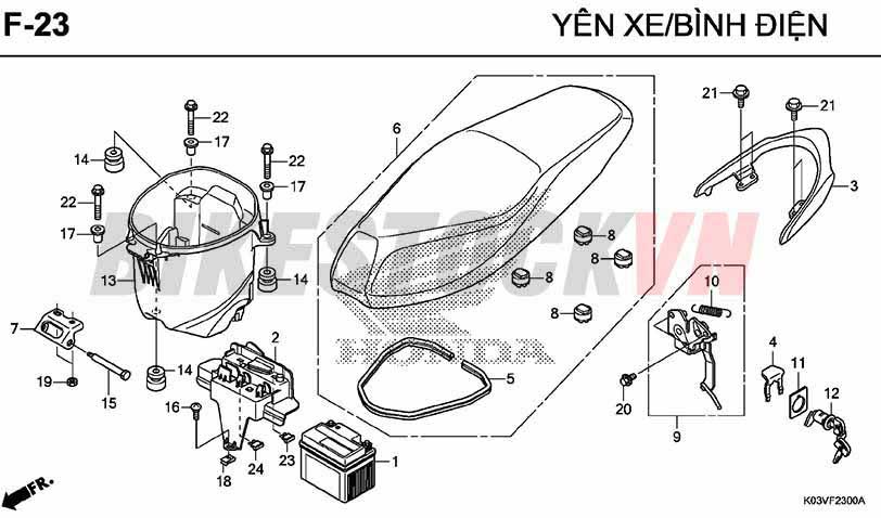 F23_YÊN XE/ BÌNH ĐIỆN