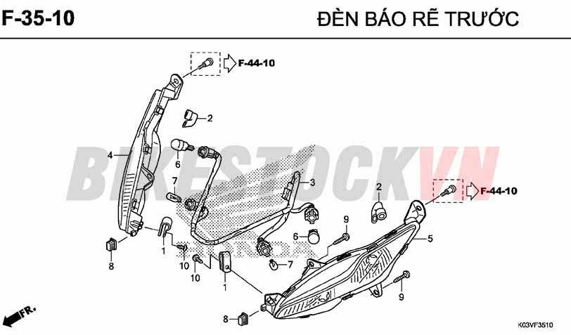 F35-10_ĐÈN BÁO RẼ TRƯỚC