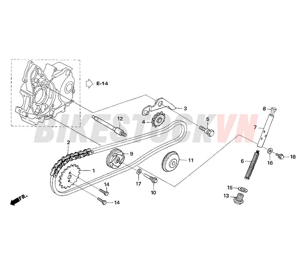 CAM CHAIN/TENSIONER