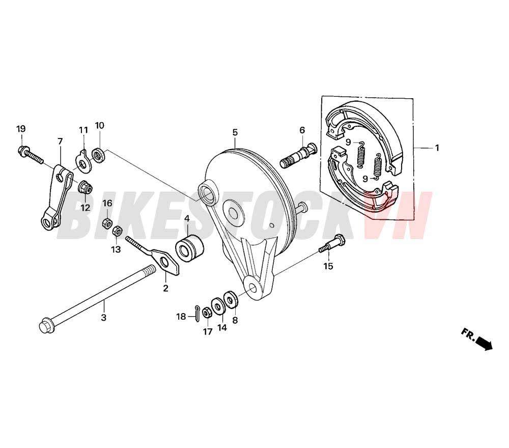 REAR BRAKE PANEL