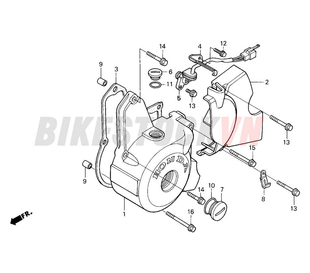 LEFT CRANKCASE COVER