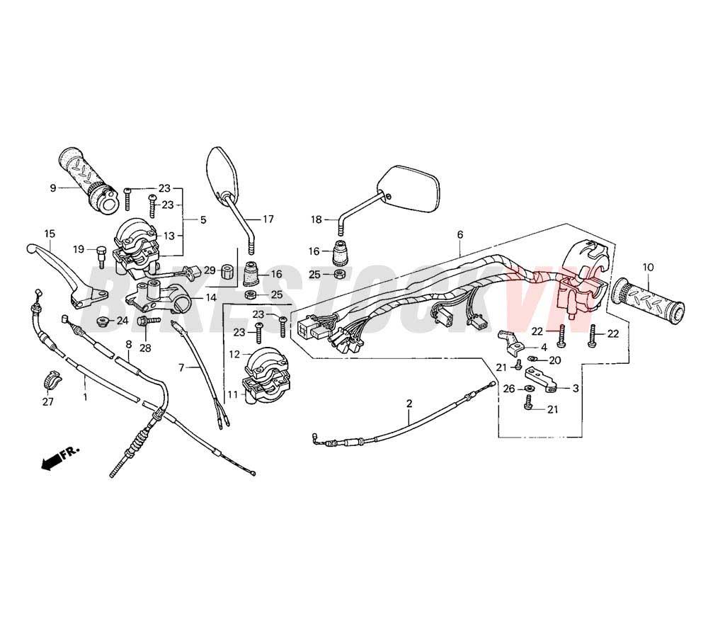 HANDLE LEVER/ SWITCH/CABLE