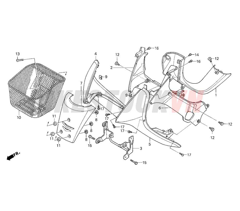 MAIN PIPE COVER/ LEG SHIELD