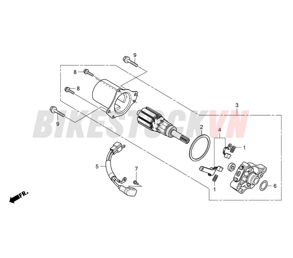 STARTER MOTOR (NF110TM)