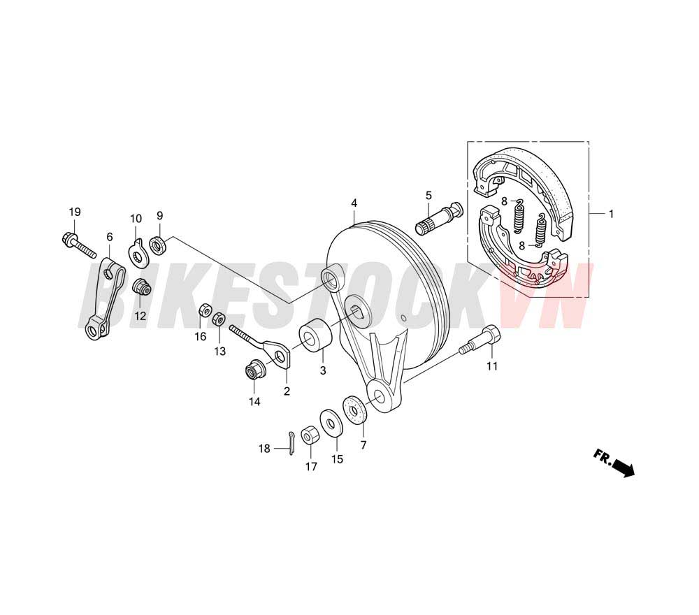 REAR BRAKE PANEL