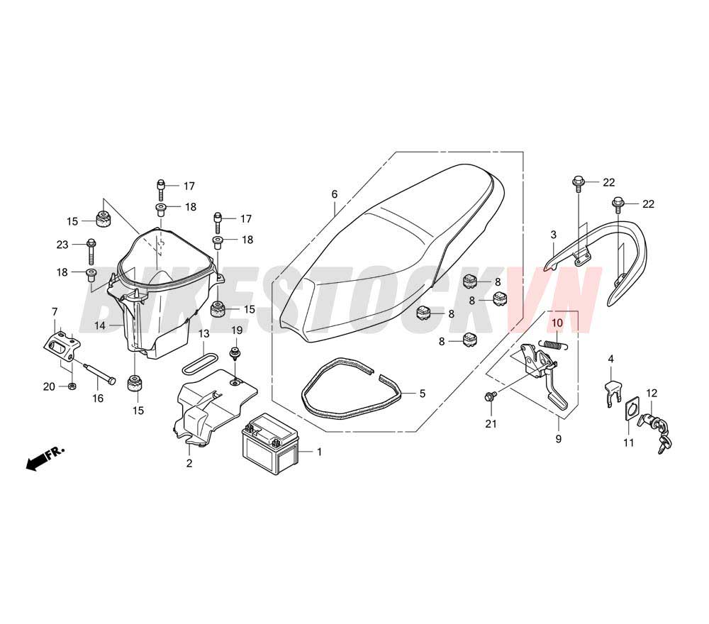 SEAT/BATTERY