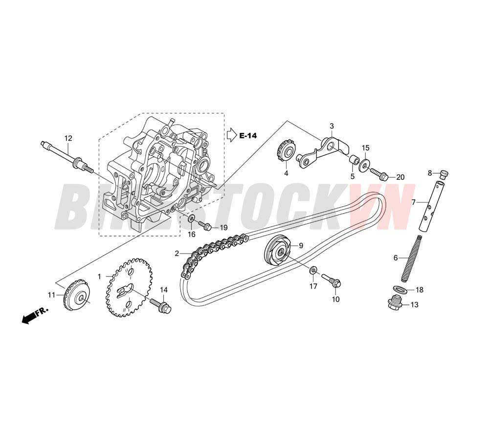 CAM CHAIN/TENSIONER