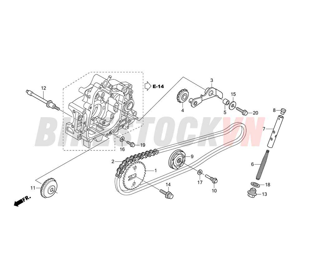 CAM CHAIN/TENSIONER