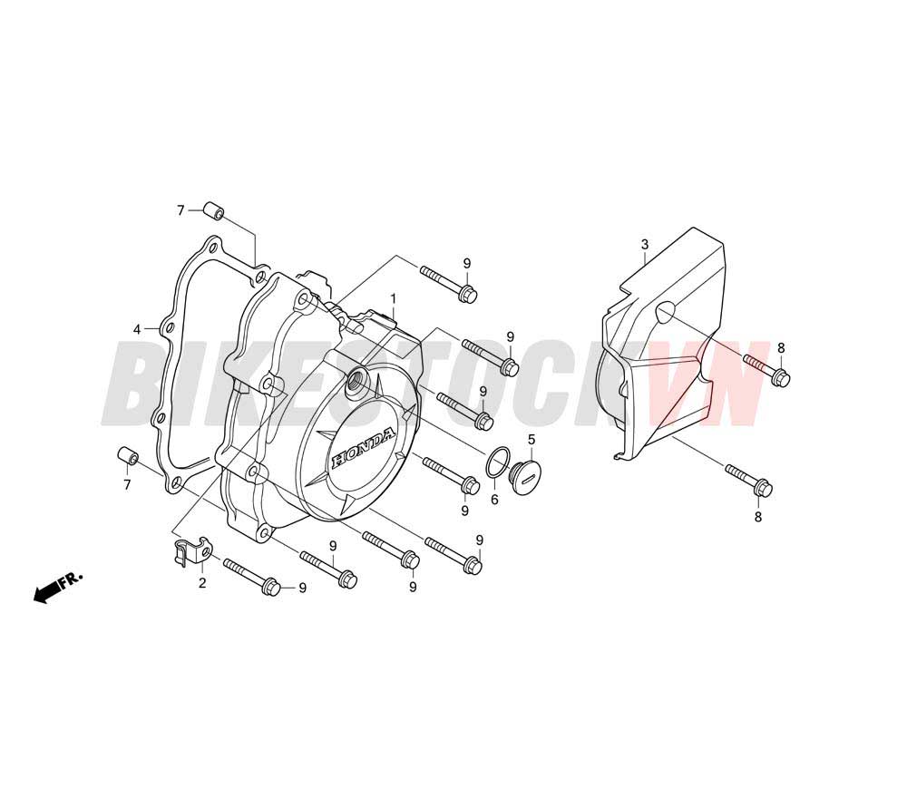 LEFT CRANKCASE COVER