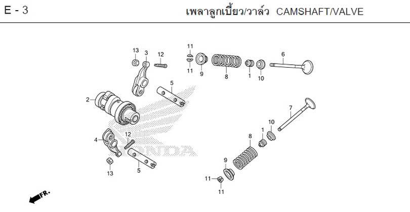 E-3_TRỤC CAM/XU PÁP