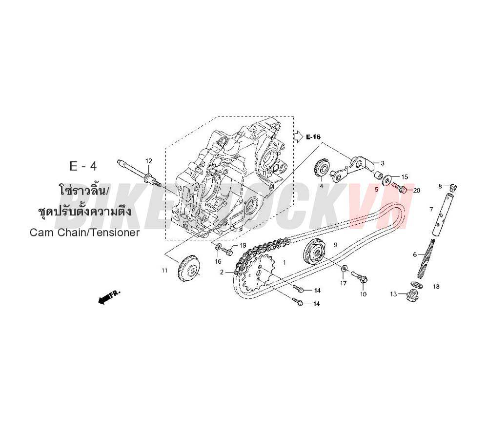 CAM CHAIN/TENSIONER