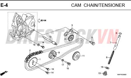 E-4_XÍCH CAM/TĂNG XÍCH CAM