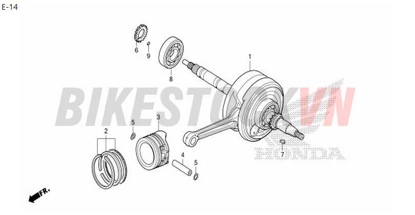 E-14_TRỤC CƠ/PISTON